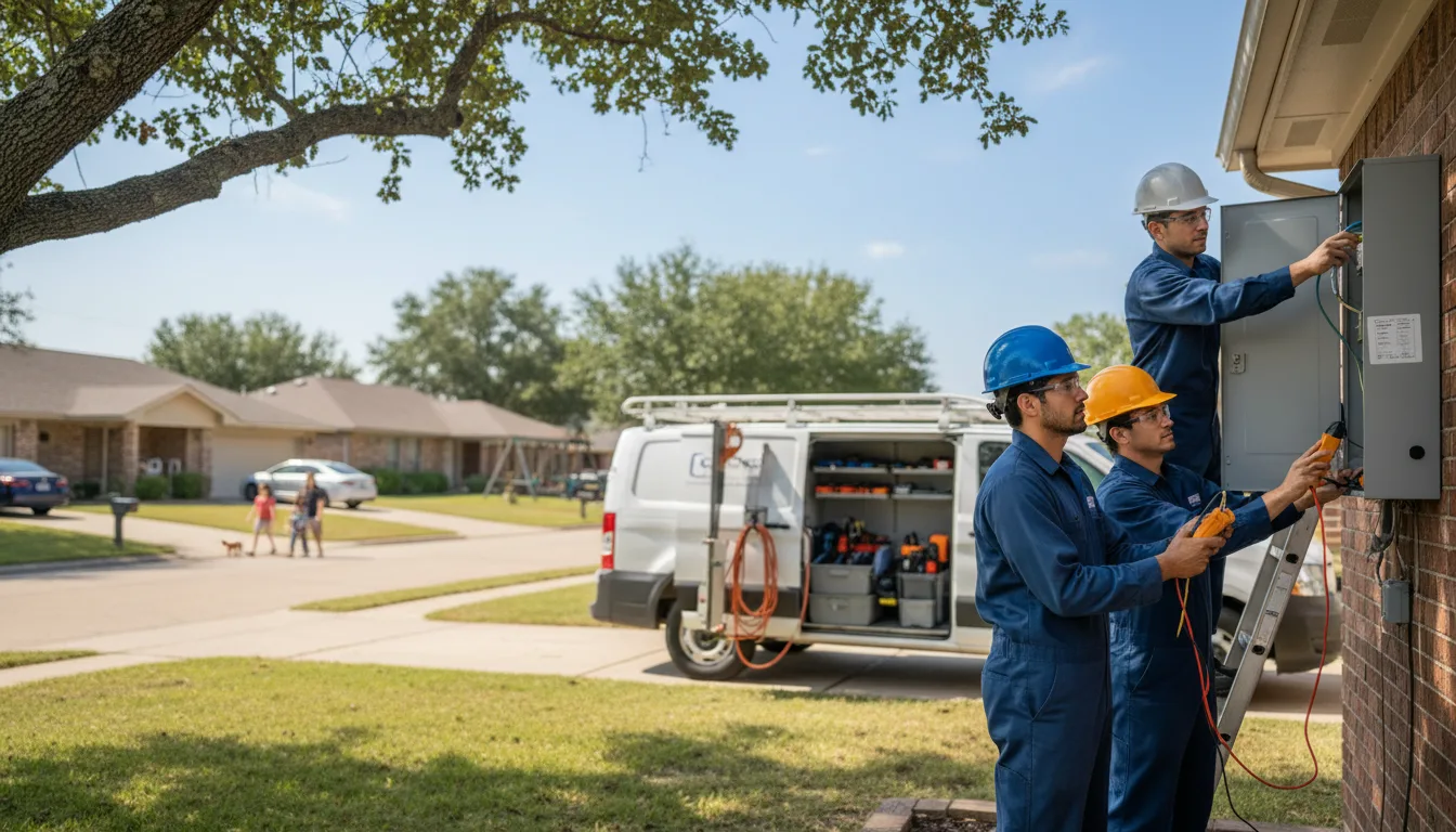 Certified electrician providing emergency electrical services in South Salem, OH